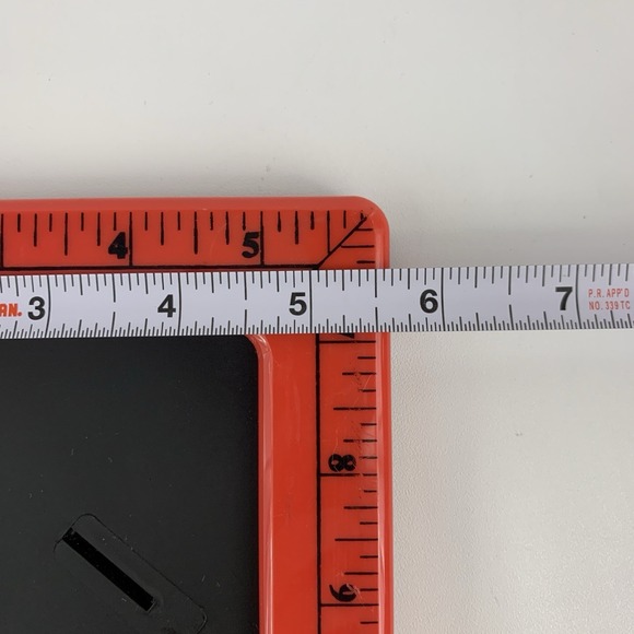 Vintage Plastic Red Ruler Novelty Picture Frame Teacher Student Artist 4x5.75" - Picture 11 of 12